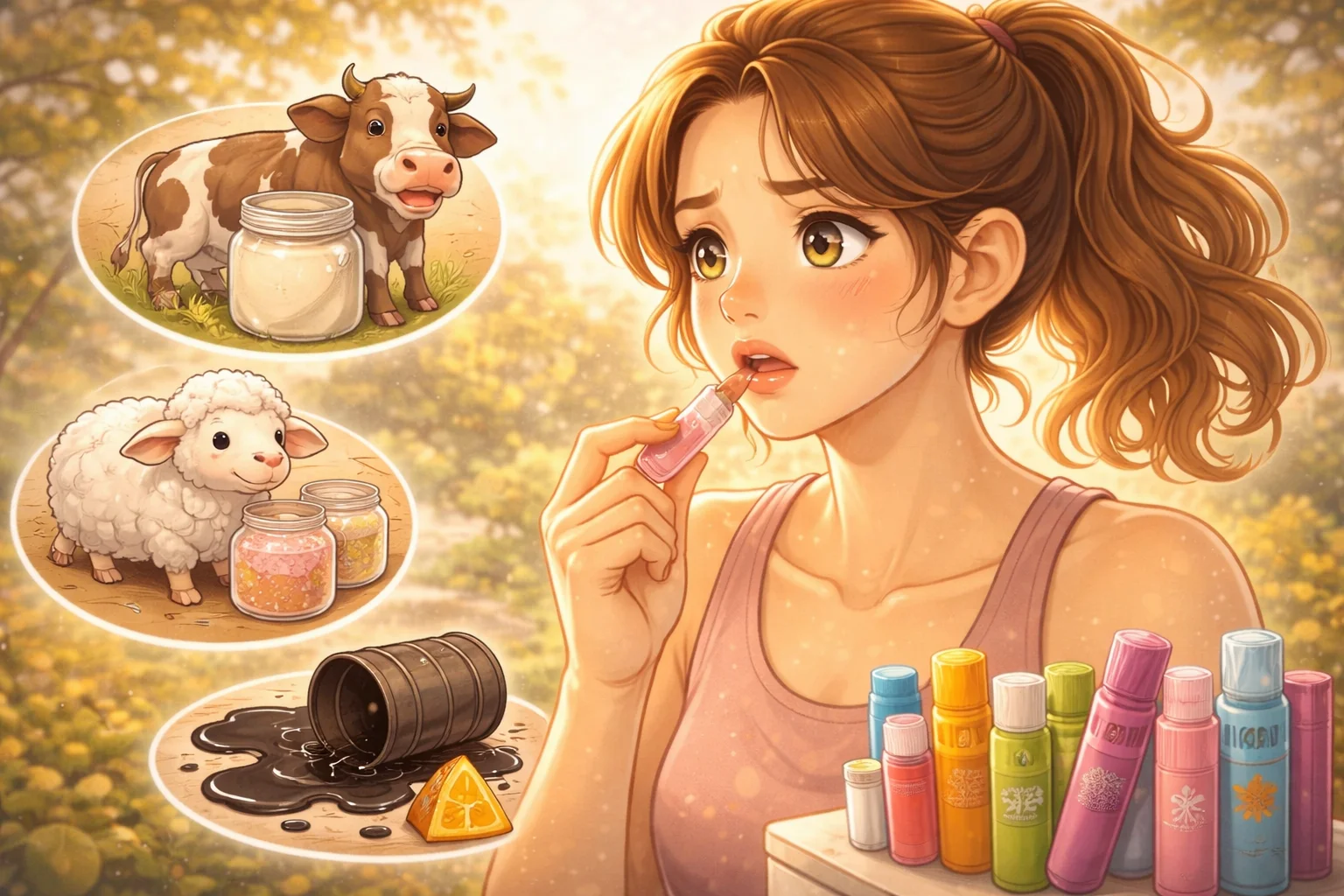 Jelení lůj pod lupou: Jíte ropu a placentu? Pravda o balzámech na rty