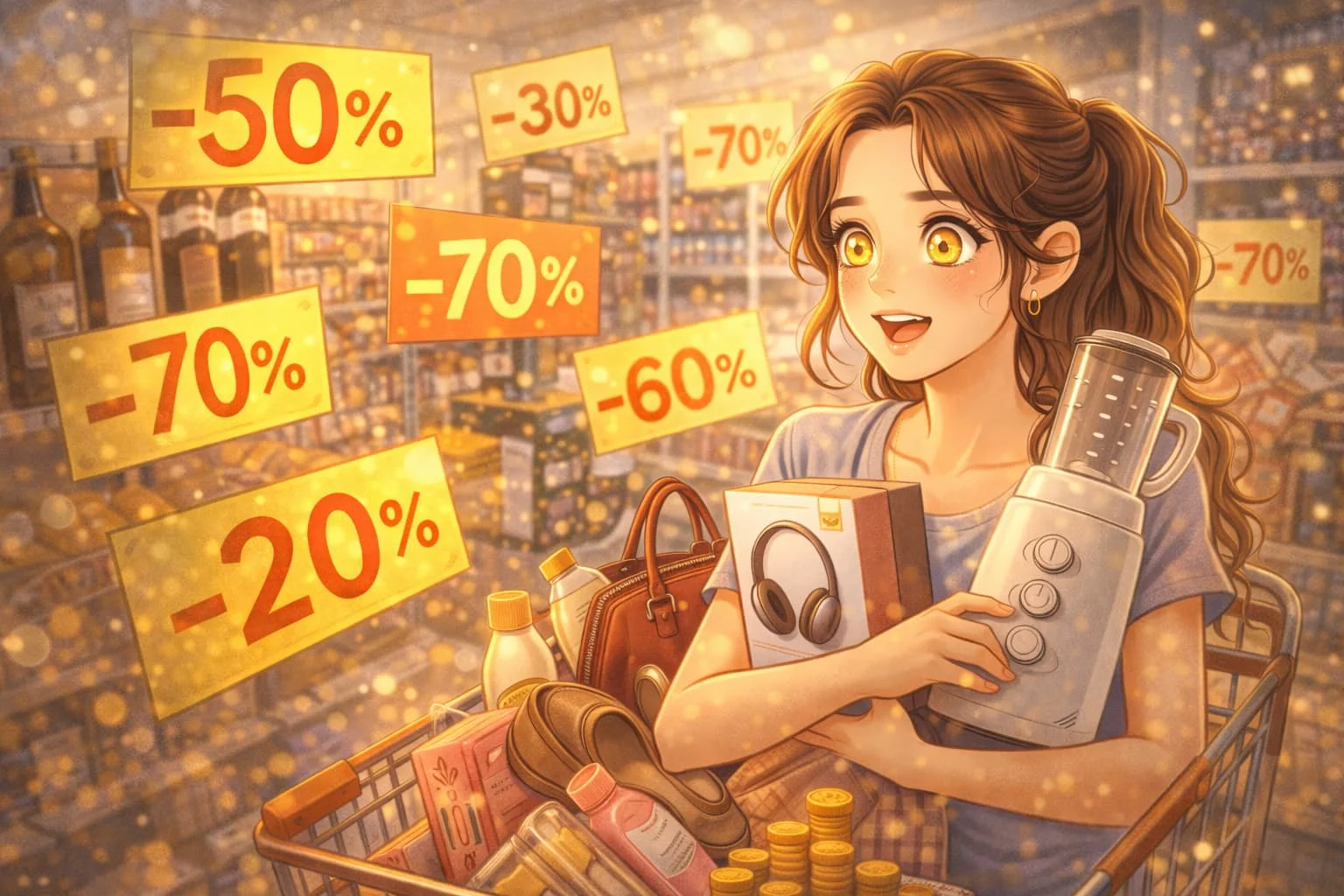 Slevová slepota: Jak si nastavit hranice v obchodě a přestat utrácet za hlouposti?